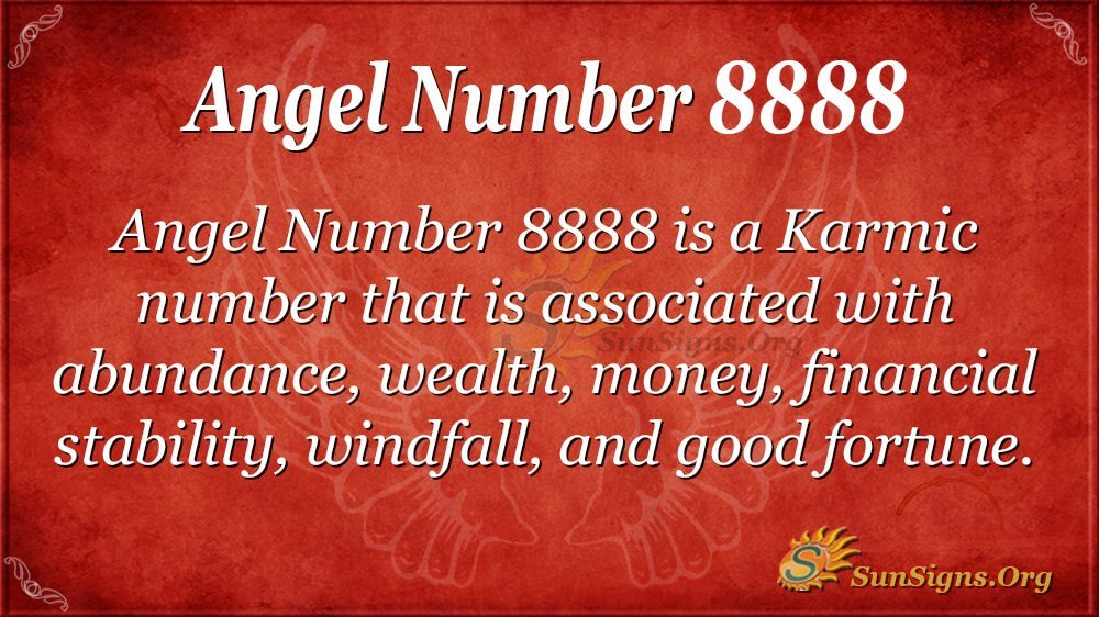 Angel Number 8888 Meaning The Real Truth SunSigns Org