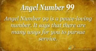 Angel Number 99