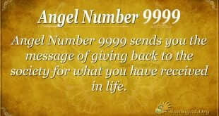 Angel Number 9999