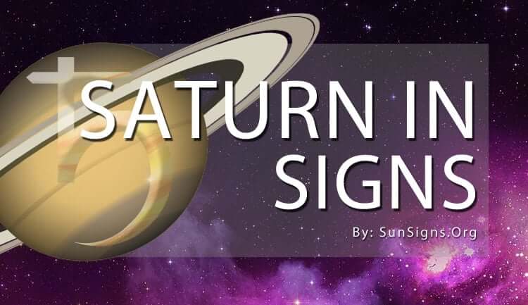 western astrology saturn sign means what