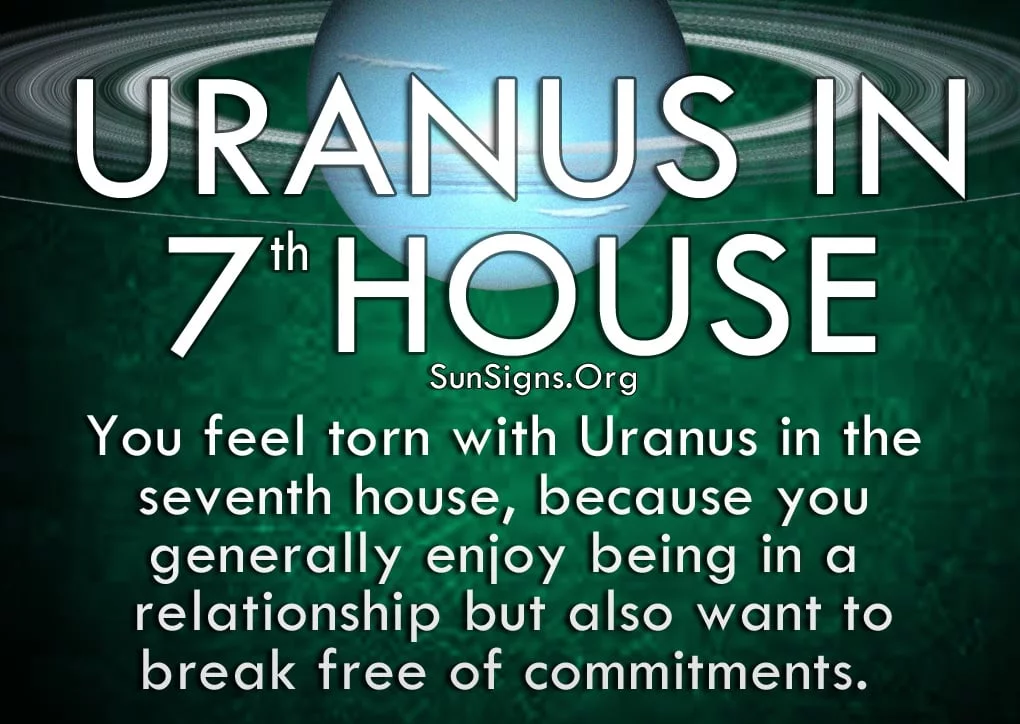 The Uranus in seventh house