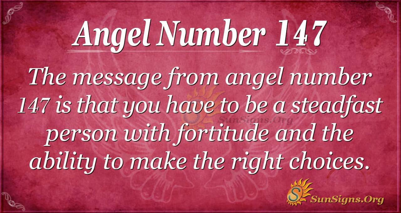 Angel Number 147 Meaning: Success Pillars - SunSigns.Org