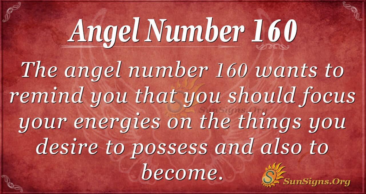 Angel Number 160 Meaning: Service To Mankind - SunSigns.Org