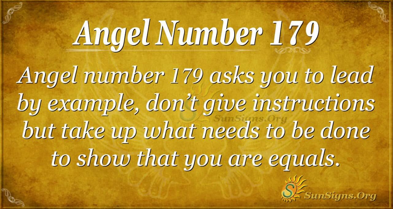 Angel Number 179 Meaning: Lead Them - SunSigns.Org