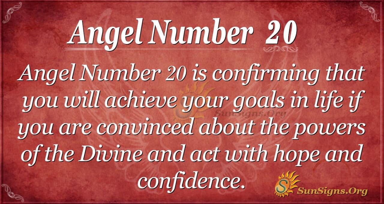 Angel Number 20 Meaning Start Of Your Spiritual Journey SunSigns Org