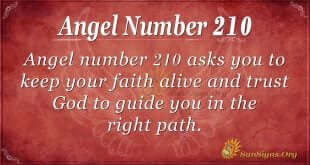 angel number 210