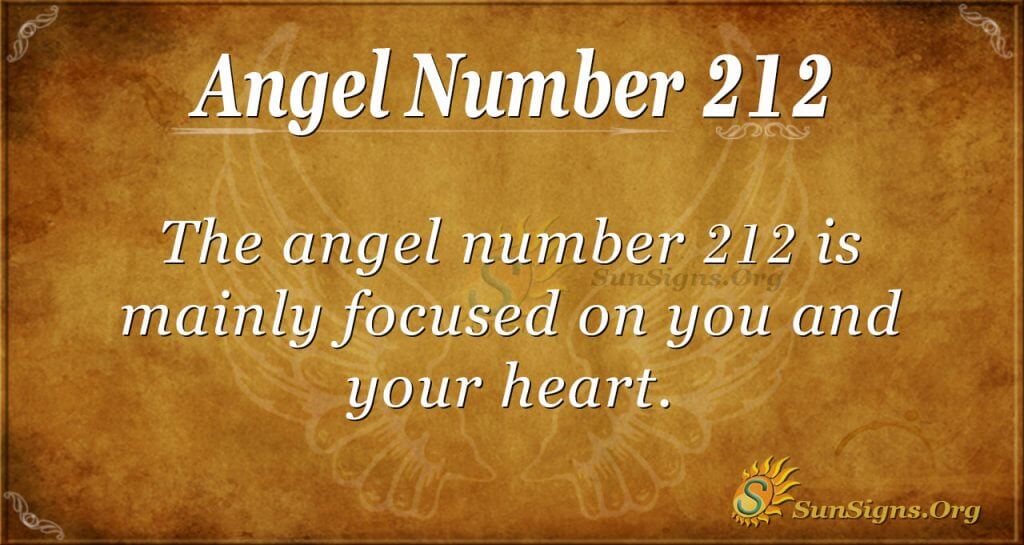 Angel Number 212 Meaning Memorable Time SunSigns Org