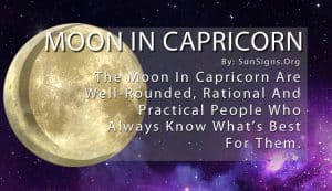 Moon In Capricorn Meaning: Emotional Outbursts - SunSigns.Org