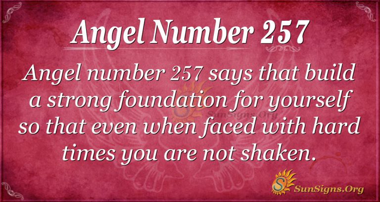 257 angel number