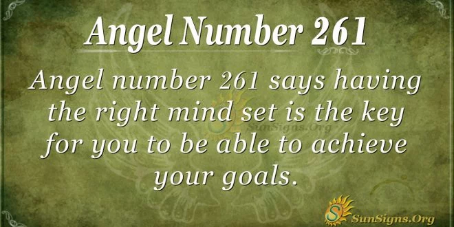 Angel Number 261