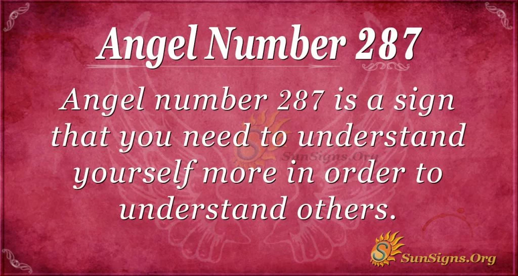 Angel Number 287
