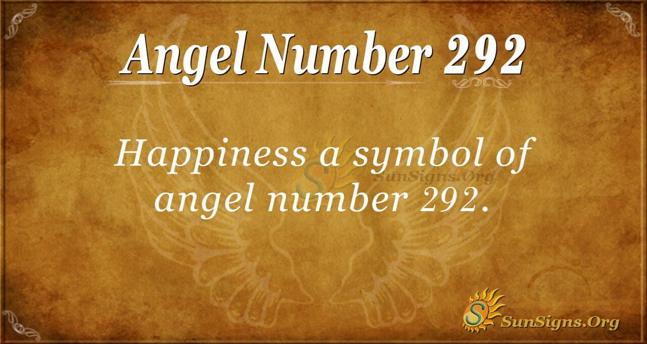 292 angel number