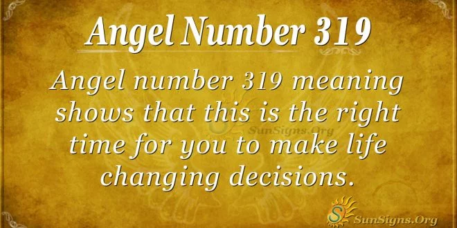 Angel Number 319
