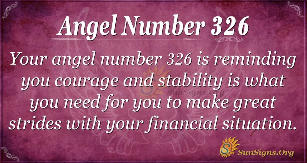 Angel Number 326