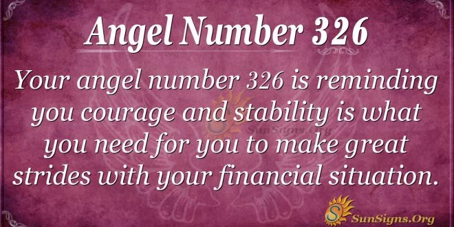Angel Number 326