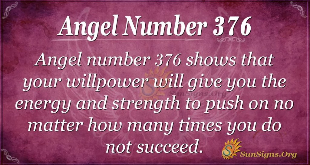 Angel Number 376