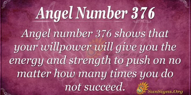 Angel Number 376