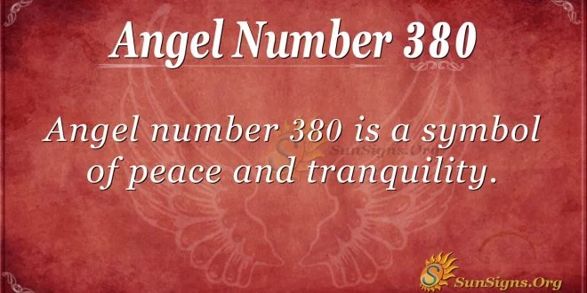 Angel Number 380