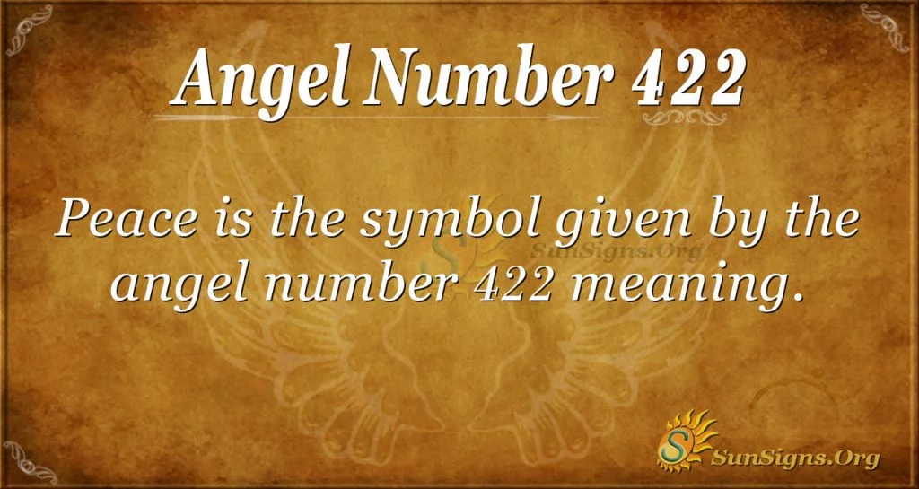 Angel numero 422