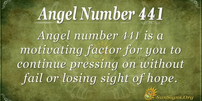 angel number 441