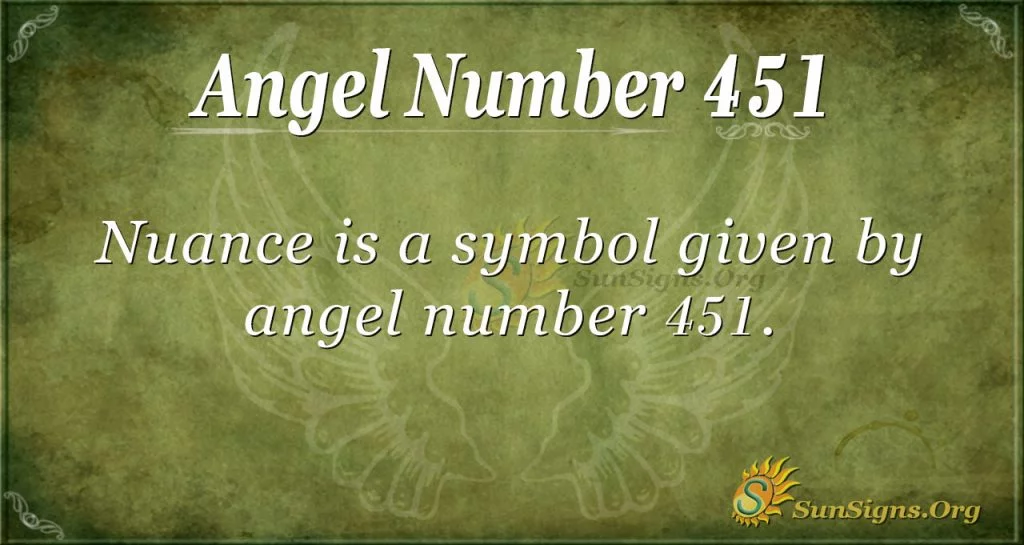 Angel Number 451