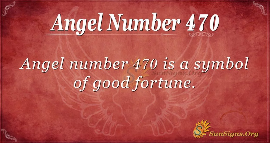 Angel Number 470