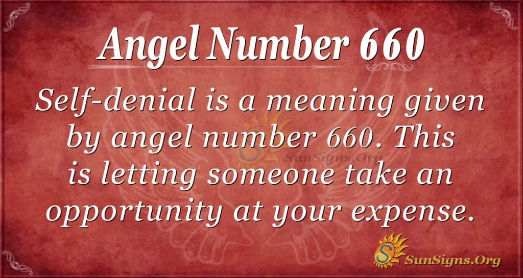 Angel Number 660