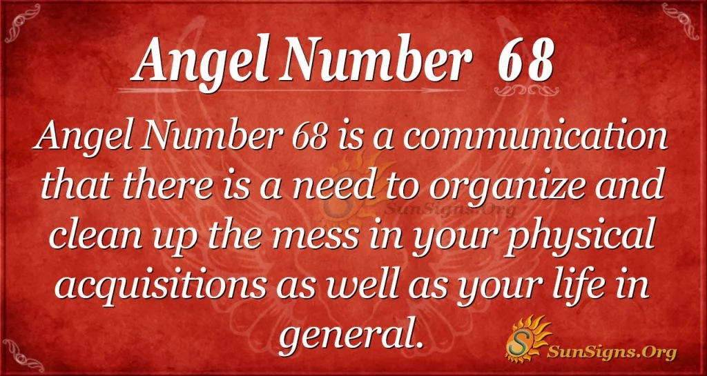  angelo numero 68