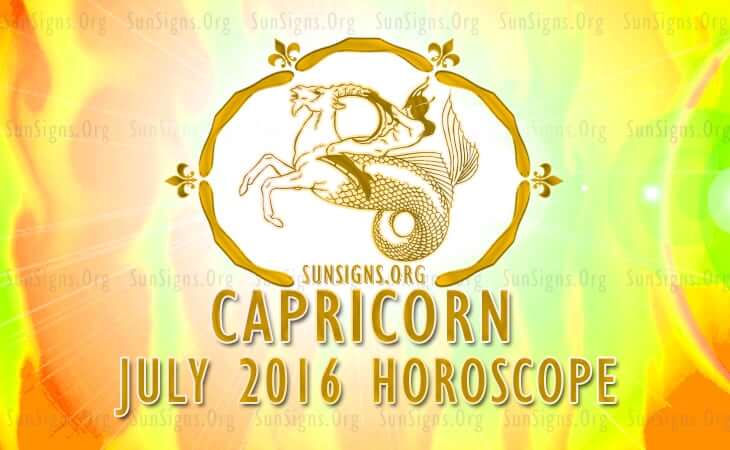 July 2016 Capricorn Monthly Horoscope - SunSigns.Org