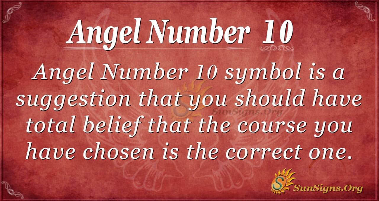 Angel number 010