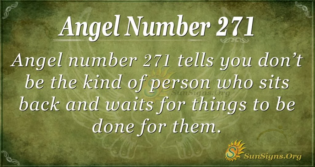 Angel Number 271