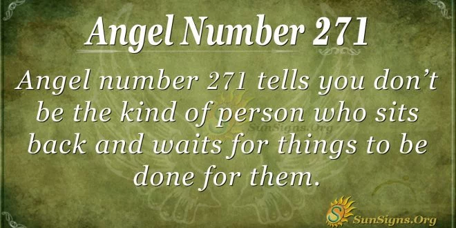 Angel Number 271