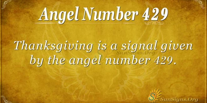 Angel Number 429