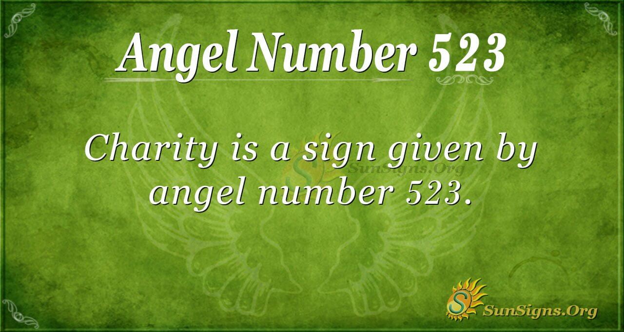 Angel Number 523 Meaning Sunsigns Org