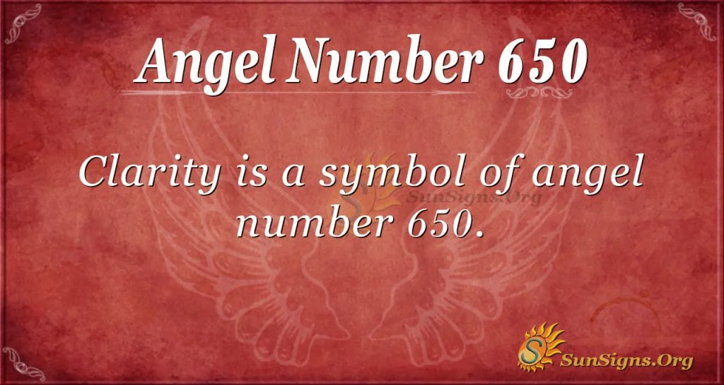 angel number 650