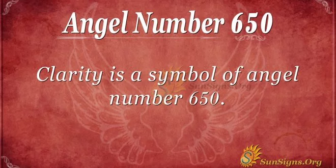 angel number 650