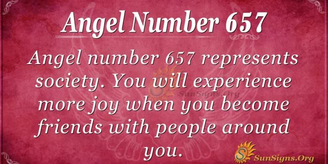 Angel Number 657