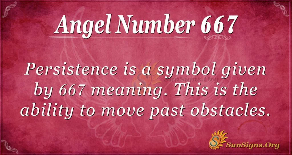 Angel Número 667