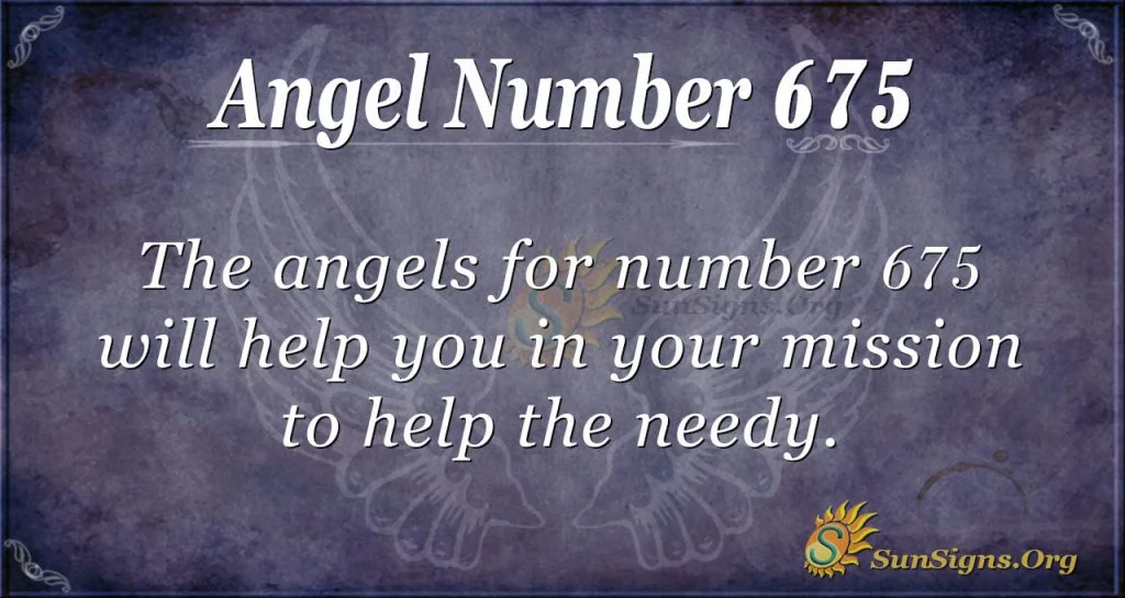 Angel Number 675