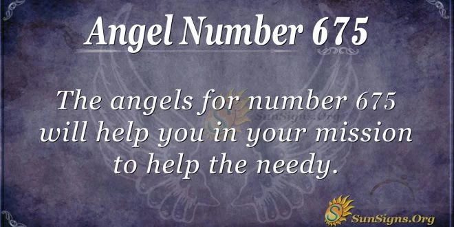 Angel Number 675