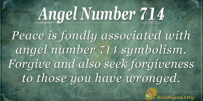 Angel Number 714