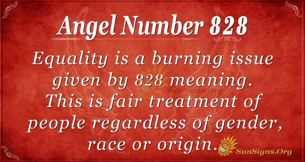 Angel numero 828