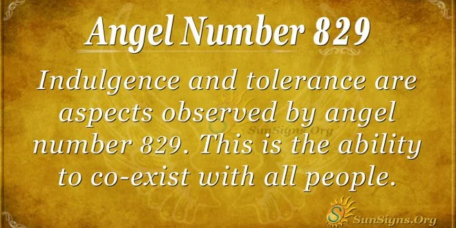 angel number 829