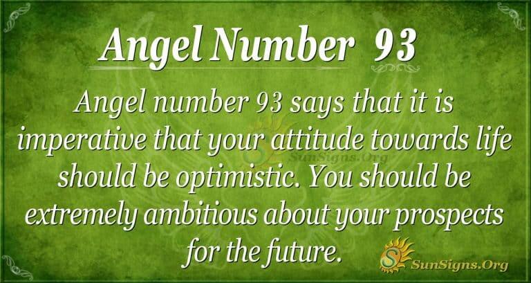 Angel Number 93 Meaning - A Symbol Of Guidance - SunSigns.Org