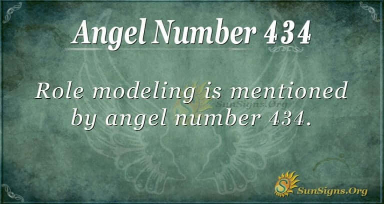 434 angel number sun sign