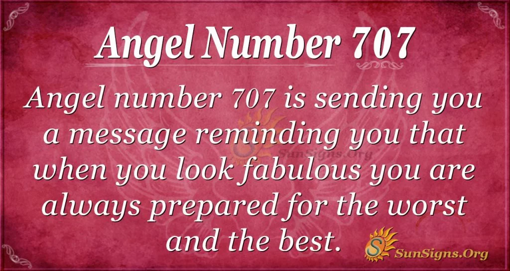 Angel Number 707
