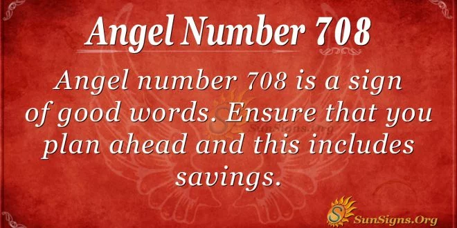 Angel Number 708