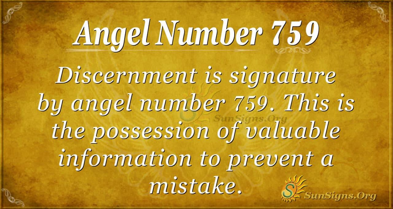 Angel Number 759 Meaning: Focus Not On Mistakes - SunSigns.Org