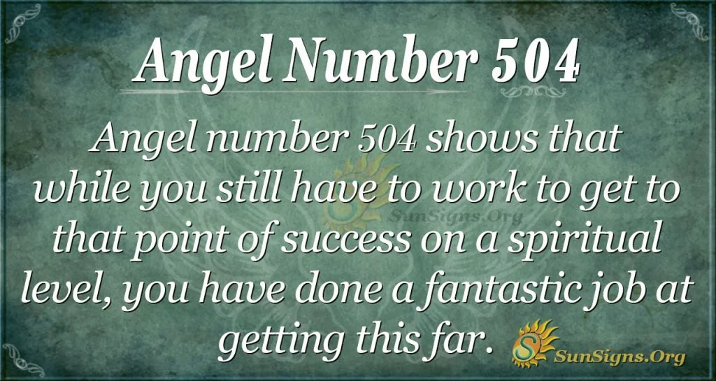 Angel Number 504