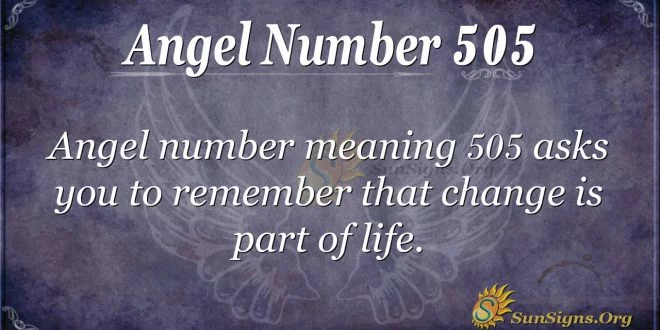 Angel Number 505